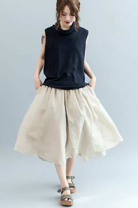 亞麻材質　亞麻衣服穿搭